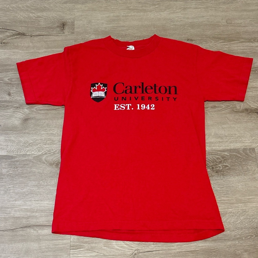 Carleton University Vintage Red T-Shirt